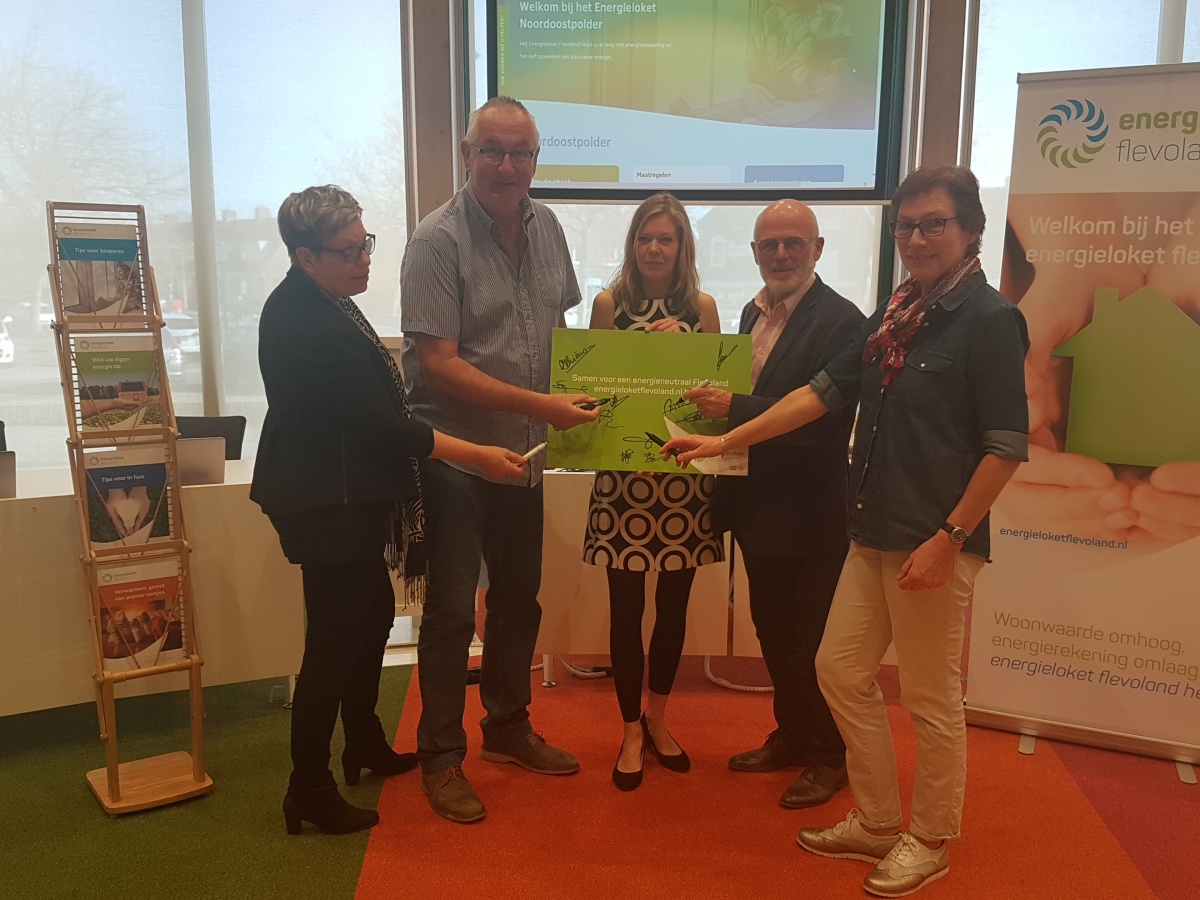 Feestelijke aftrap Energieloket Noordoostpolder