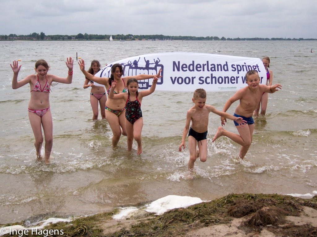 Big Jump voor schoon water in Almere en op Urk