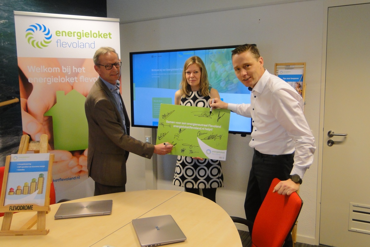 Feestelijke aftrap Energieloket Urk