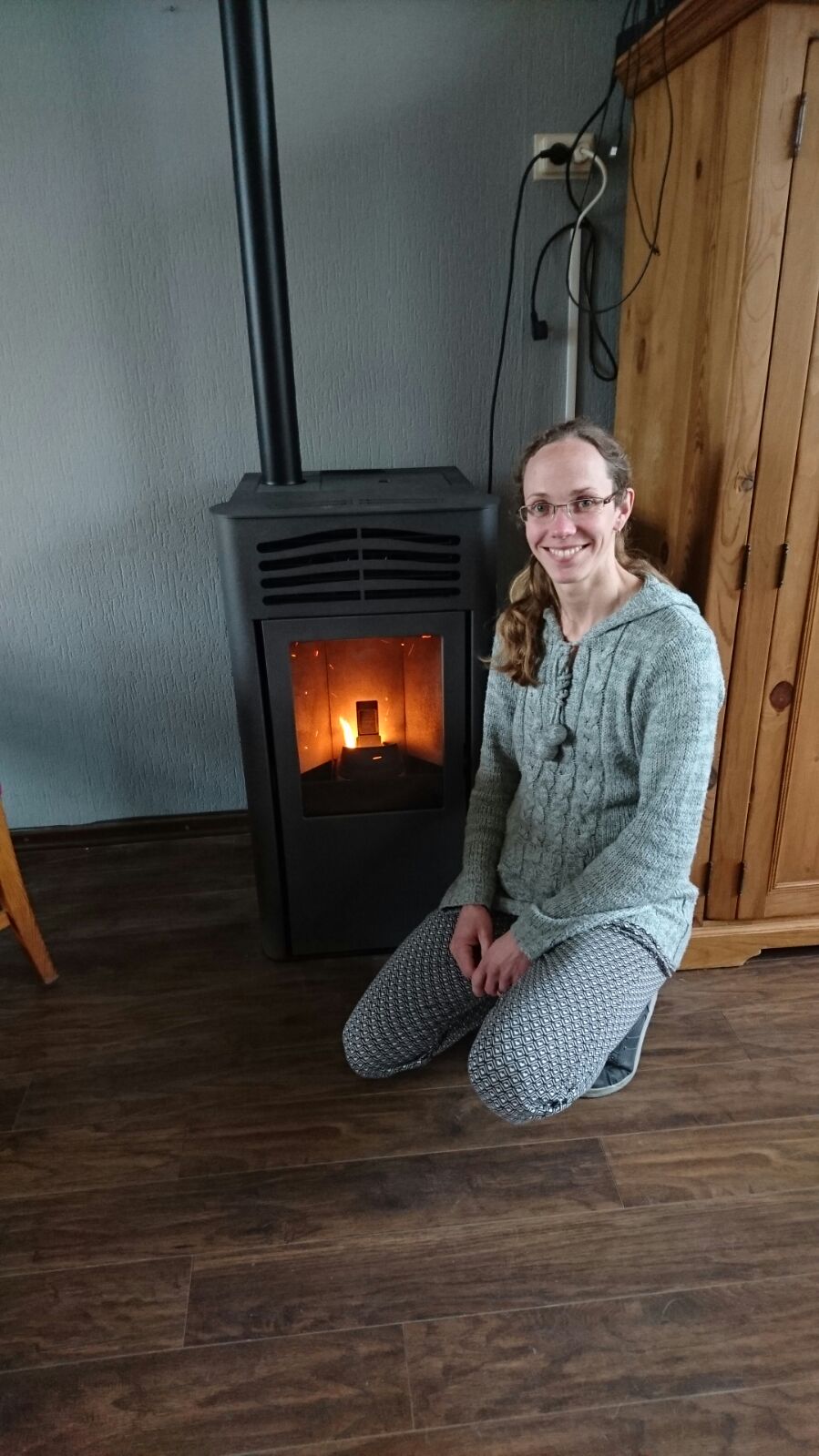 Pelletkachel gezellig en warm