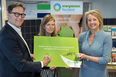 Feestelijke aftrap Energieloket Lelystad