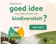 Win € 25.000,- voor jouw biodiversiteitsherstelproject​