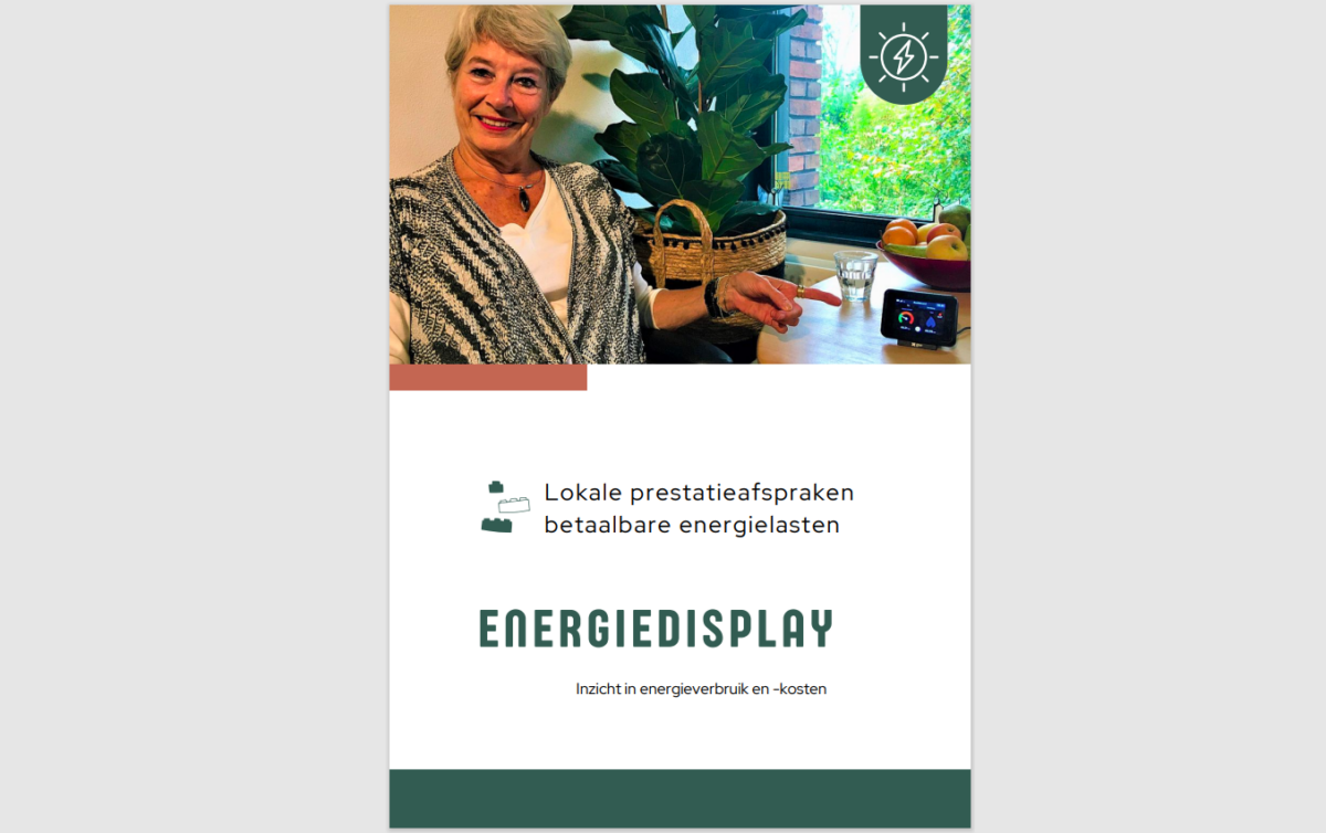 Lokale prestatieafspraken betaalbare energielasten: Bouwsteen Energiedisplay