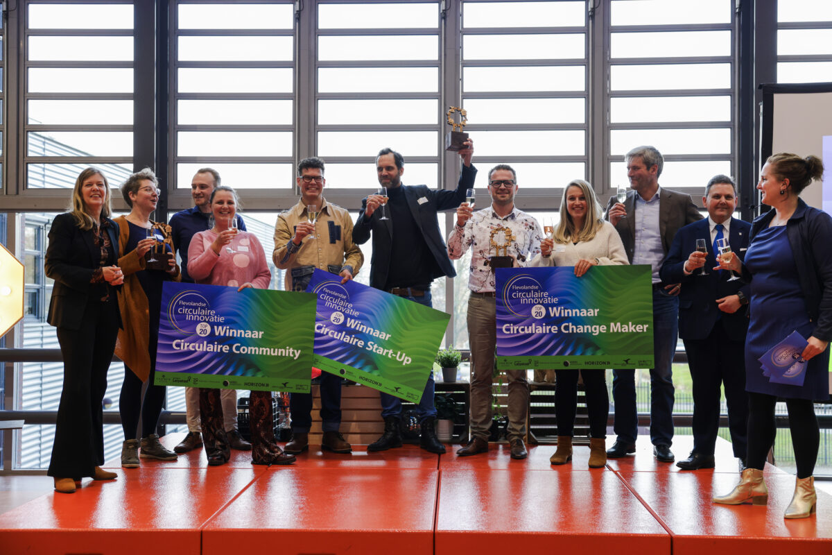 Startblock, Circuloco en de Groene Sluis winnaars  Flevolandse Circulaire Innovatie Top 20