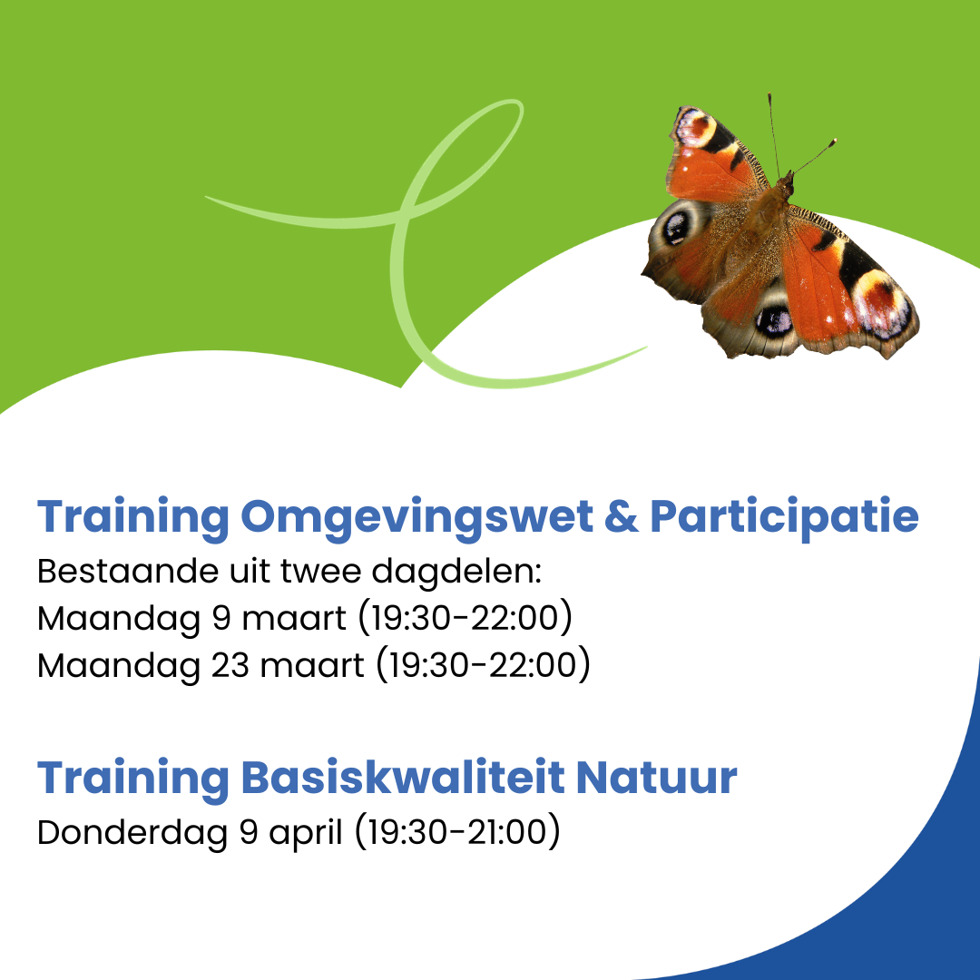 Training Omgevingswet & Participatie en Basiskwaliteit Natuur